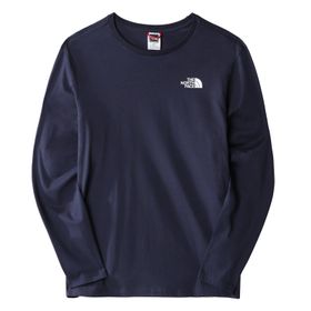 The North Face NF0A2TX18K21 Lacivert M L/S Easy Tee Erkek Günlük Tişört