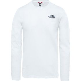The North Face NF0A2TX1FN4 LS Easy Tee Beyaz Erkek T-Shirt