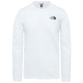 The North Face NF0A2TX1FN4 LS Easy Tee Beyaz Erkek T-Shirt