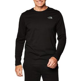 The North Face NF0A2TX1KZ21 L/S Easy Tee EU Siyah Uzun Kollu Erkek T-shirt