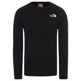 The North Face NF0A2TX1KZ21 L/S Easy Tee EU Siyah Uzun Kollu Erkek T-shirt