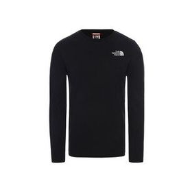 The North Face NF0A2TX1KZ21 L/S Easy Tee EU Siyah Uzun Kollu Erkek T-shirt