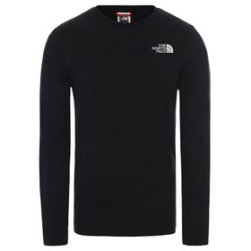 The North Face NF0A2TX1KZ21 L/S Easy Tee EU Siyah Uzun Kollu Erkek T-shirt