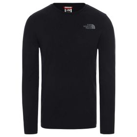 The North Face NF0A2TX1KZ21 L/S Easy Tee EU Siyah Uzun Kollu Erkek T-shirt