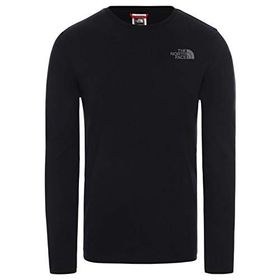 The North Face NF0A2TX1KZ21 L/S Easy Tee EU Siyah Uzun Kollu Erkek T-shirt