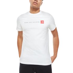 The North Face NF0A2TX4LB11 Beyaz M Nvr Stp Exploring Tee Erkek Günlük T-Shirt