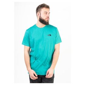 The North Face NF0A2TX52KQ1 M S/S Simple Dome Tee - Eu Erkek Yeşil Outdoor Tişört