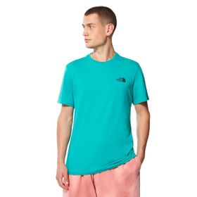 The North Face NF0A2TX52KQ1 M S/S Simple Dome Tee - Eu Erkek Yeşil Outdoor Tişört