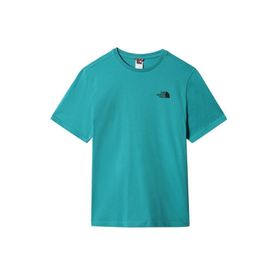 The North Face NF0A2TX52KQ1 M S/S Simple Dome Tee - Eu Erkek Yeşil Outdoor Tişört