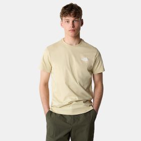 The North Face NF0A2TX58D61 M S/S Simple Dome Erkek Bej Outdoor T-Shirt