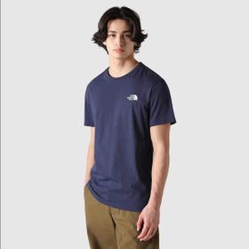 The North Face NF0A2TX58K21 M S/S Simple Dome Erkek Mavi Outdoor T-Shirt