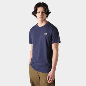 The North Face NF0A2TX58K21 M S/S Simple Dome Erkek Mavi Outdoor T-Shirt