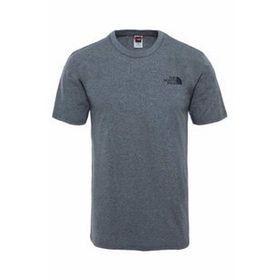 The North Face NF0A2TX5JBV1 M S/S Simple Dome Tee Gri Erkek T-shirt
