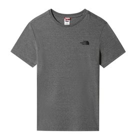 The North Face NF0A2TX5JBV1 M S/S Simple Dome Tee Gri Erkek T-shirt