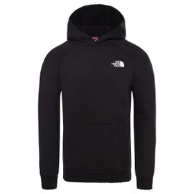 The North Face NF0A2ZWUKY41 M Raglan Redbox Hoodie Siyah Erkek Outdoor Mont