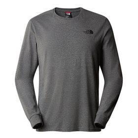 The North Face NF0A3L3BDYY1 Gri Erkek Uzun Kollu T-shirt