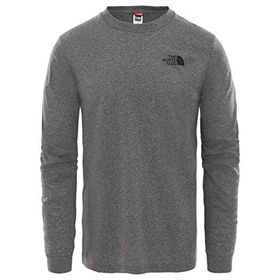 The North Face NF0A3L3BDYY1 Gri Erkek Uzun Kollu T-shirt