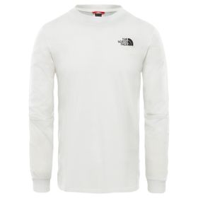 The North Face NF0A3L3BFN41 Beyaz M L/S Simple Dome Tee Erkek Günlük Uzun Kollu Tişört