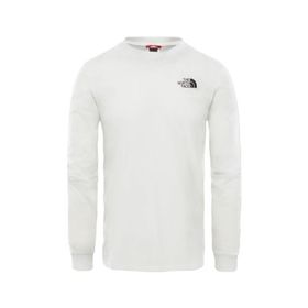 The North Face NF0A3L3BFN41 Beyaz M L/S Simple Dome Tee Erkek Günlük Uzun Kollu Tişört
