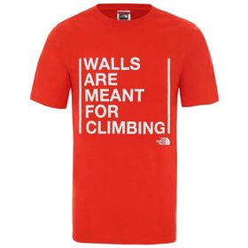 The North Face NF0A3S3S15Q1 Kırmızı M Wlls For Climbing Tee Erkek Günlük T-Shirt