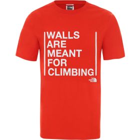 The North Face NF0A3S3S15Q1 Kırmızı M Wlls For Climbing Tee Erkek Günlük T-Shirt