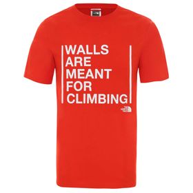 The North Face NF0A3S3S15Q1 Kırmızı M Wlls For Climbing Tee Erkek Günlük T-Shirt