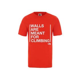 The North Face NF0A3S3S15Q1 Kırmızı M Wlls For Climbing Tee Erkek Günlük T-Shirt