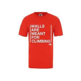 The North Face NF0A3S3S15Q1 Kırmızı M Wlls For Climbing Tee Erkek Günlük T-Shirt