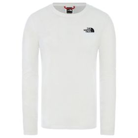 The North Face NF0A493LFN41 M L-S Red Box Tee Eu Beyaz Erkek T-Shirt