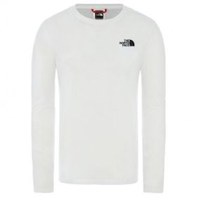 The North Face NF0A493LFN41 M L-S Red Box Tee Eu Beyaz Erkek T-Shirt