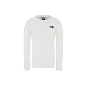 The North Face NF0A493LFN41 M L-S Red Box Tee Eu Beyaz Erkek T-Shirt