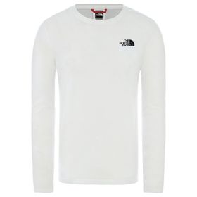 The North Face NF0A493LFN41 M L-S Red Box Tee Eu Beyaz Erkek T-Shirt