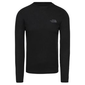 The North Face NF0A4CB8JK31 M Easy L/s Crew Neck Siyah Outdoor Uzun Kollu Erkek Sweatshirt