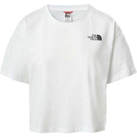 The North Face NF0A4SYCFN4 Cropped Simple Dome Beyaz Kadın T-Shirt