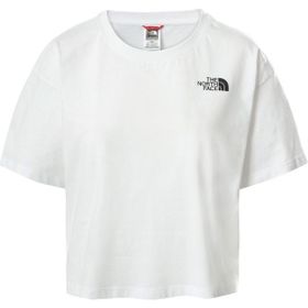 The North Face NF0A4SYCFN4 Cropped Simple Dome Beyaz Kadın T-Shirt