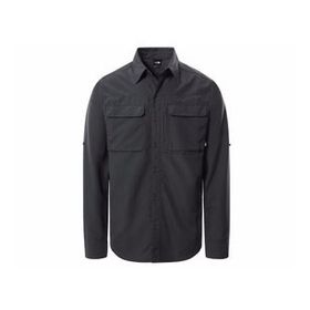 The North Face NF0A4T180C51 M L/S Sequoia Shirt Erkek Gri Outdoor Gömlek