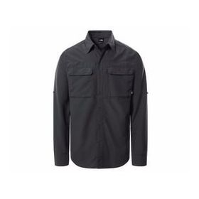 The North Face NF0A4T180C51 M L/S Sequoia Shirt Erkek Gri Outdoor Gömlek