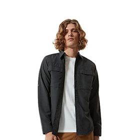 The North Face NF0A4T180C51 M L/S Sequoia Shirt Erkek Gri Outdoor Gömlek