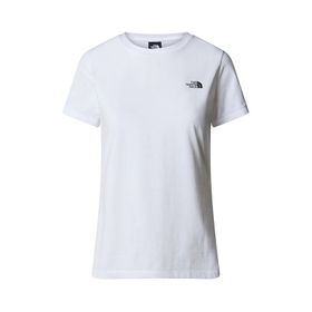 The North Face NF0A4T1AFN41 W S/S Simple Dome Tee Beyaz Kadın Günlük T-shirt