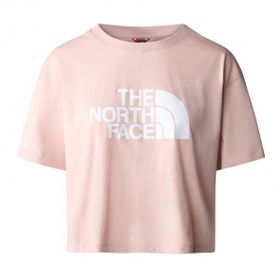 The North Face NF0A4T1RLK61 W Ss Cropped Easy Tee Pembe Kadın T-Shirt