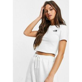 The North Face NF0A55AOFN41 Kadın ESSENTIAL CROPPED SLEEVE Tişört