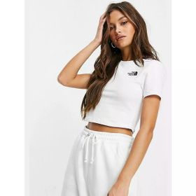 The North Face NF0A55AOFN41 Kadın ESSENTIAL CROPPED SLEEVE Tişört