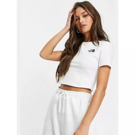 The North Face NF0A55AOFN41 Kadın ESSENTIAL CROPPED SLEEVE Tişört