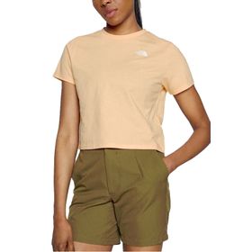 The North Face NF0A55AY Foundation Crop Tee Eu Turuncu Kadın T-Shirt