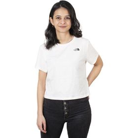 The North Face NF0A55AY W Foundation Crop Tee Beyaz Kadın T-Shirt