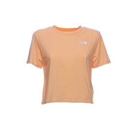 The North Face NF0A55AY W Foundation Crop Tee Eu Mavi Kadın T-Shirt