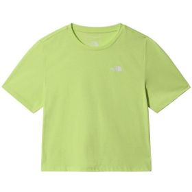 The North Face NF0A55AYHDD1 Foundation Crop Yeşil Kadın T-shirt