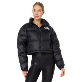 The North Face NF0A5GGEKX71 Siyah W Nuptse Short Kadın Outdoor Mont