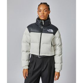 The North Face NF0A5GGEQ4C1 W Nuptse Short Beyaz Kadın Mont