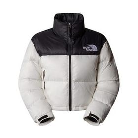 The North Face NF0A5GGEROU1 Krem W Nuptse Short Kadın Outdoor Montu